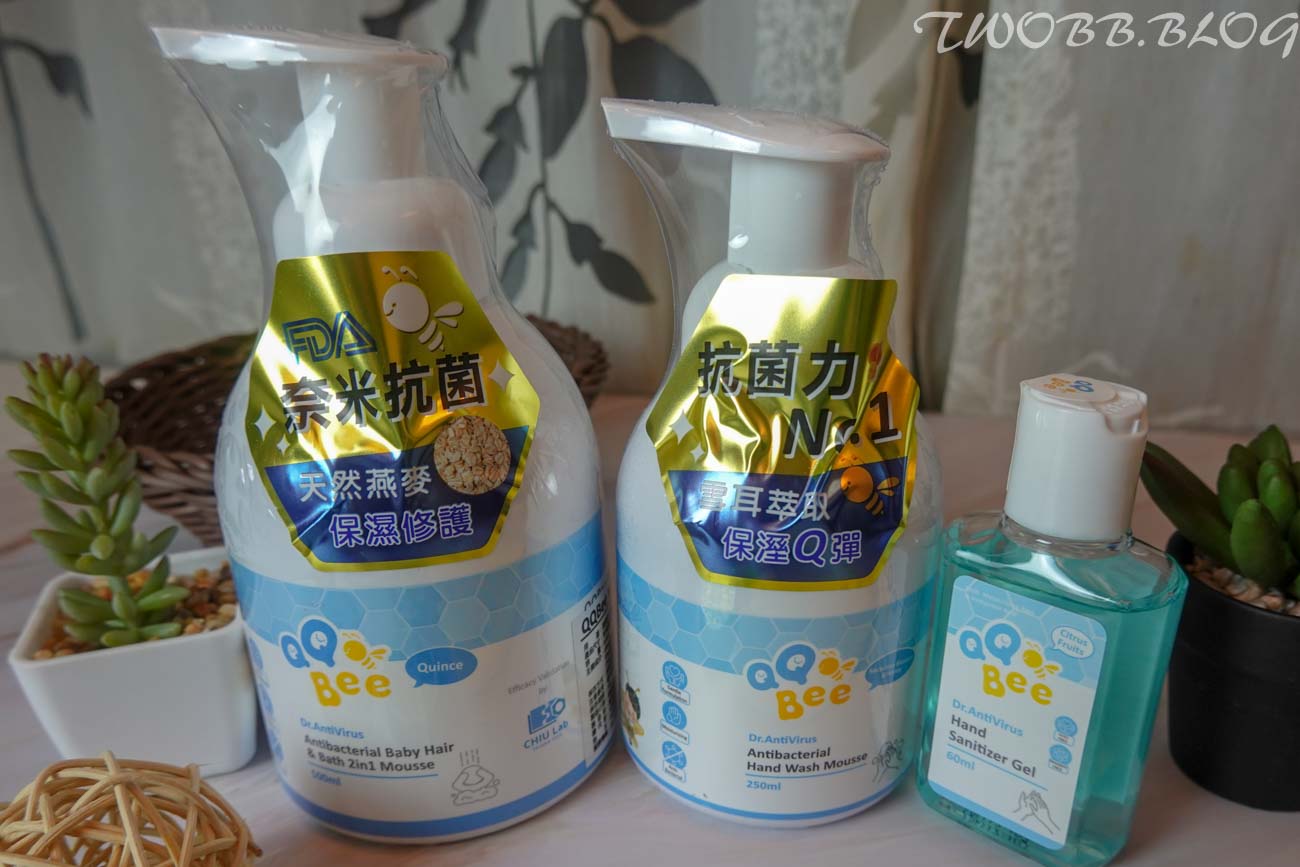 好物分享|QQBee博士淨》抗菌潔手慕斯+抗菌洗髮浴沐2in1慕斯+乾洗手凝露,給孩子最溫和且強悍的保護力。 - 第2張圖 Qbb淨博士