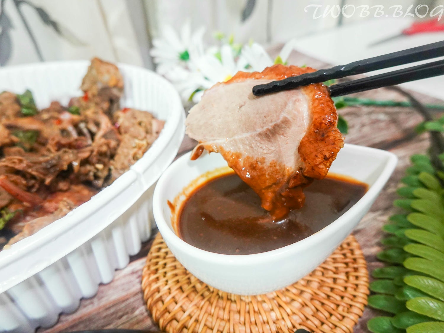 新北美食| 北城脆皮烤鴨板橋新埔分店》板橋美食烤鴨推薦!香酥金黃外皮,大火快炒鴨架,獨特中藥香料,集合鹹香辣口感超過癮!。 - 第28張圖