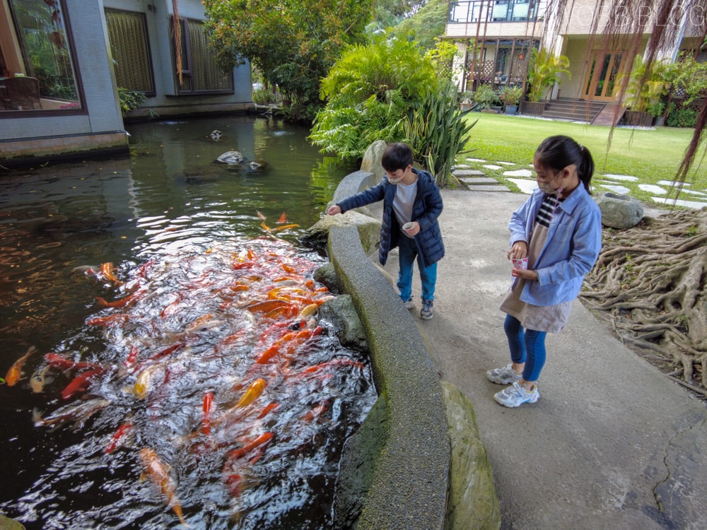 花蓮吉安住宿| 金澤居民宿》親子住宿!日式庭園造景,大榕樹下草皮嬉戲,花草簇擁池塘讓人心曠神怡,遠離塵囂,自行車綠色隧道民宿推薦! - 第36張圖