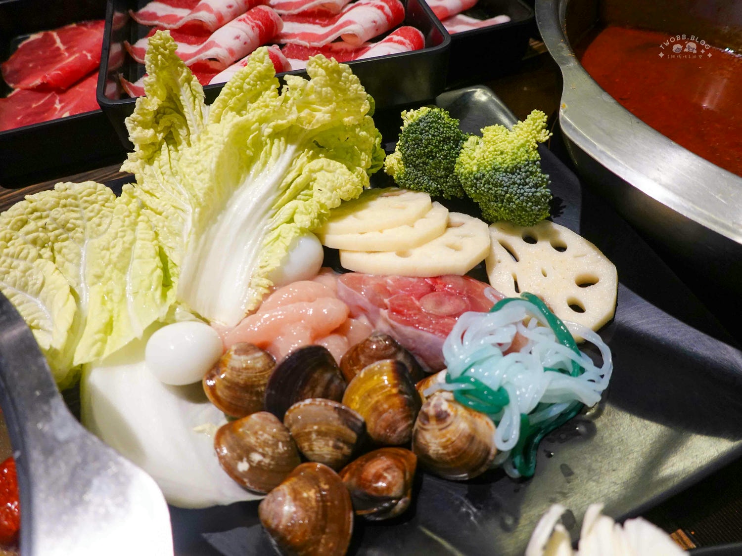 台北|神來一鍋(內湖總店)》百樣新鮮食材無限供應!期間限定水果吃到飽,四人同行打卡再送20公分長馬來西亞大白蝦! - 第62張圖 神來一鍋內湖總店-43