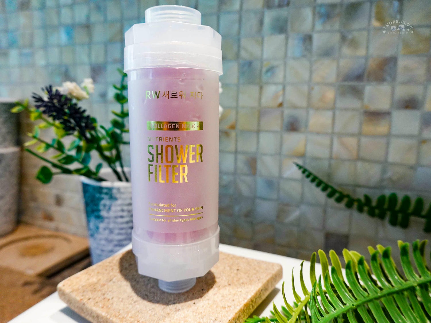 好物分享|逗 Dollspa- RW膠原蛋白沐浴過濾器》沐浴過濾器推薦,韓國原裝進口,食品級香氛,99.9%氯過濾、添加膠原蛋白洗澡就能保養。 - 第6張圖