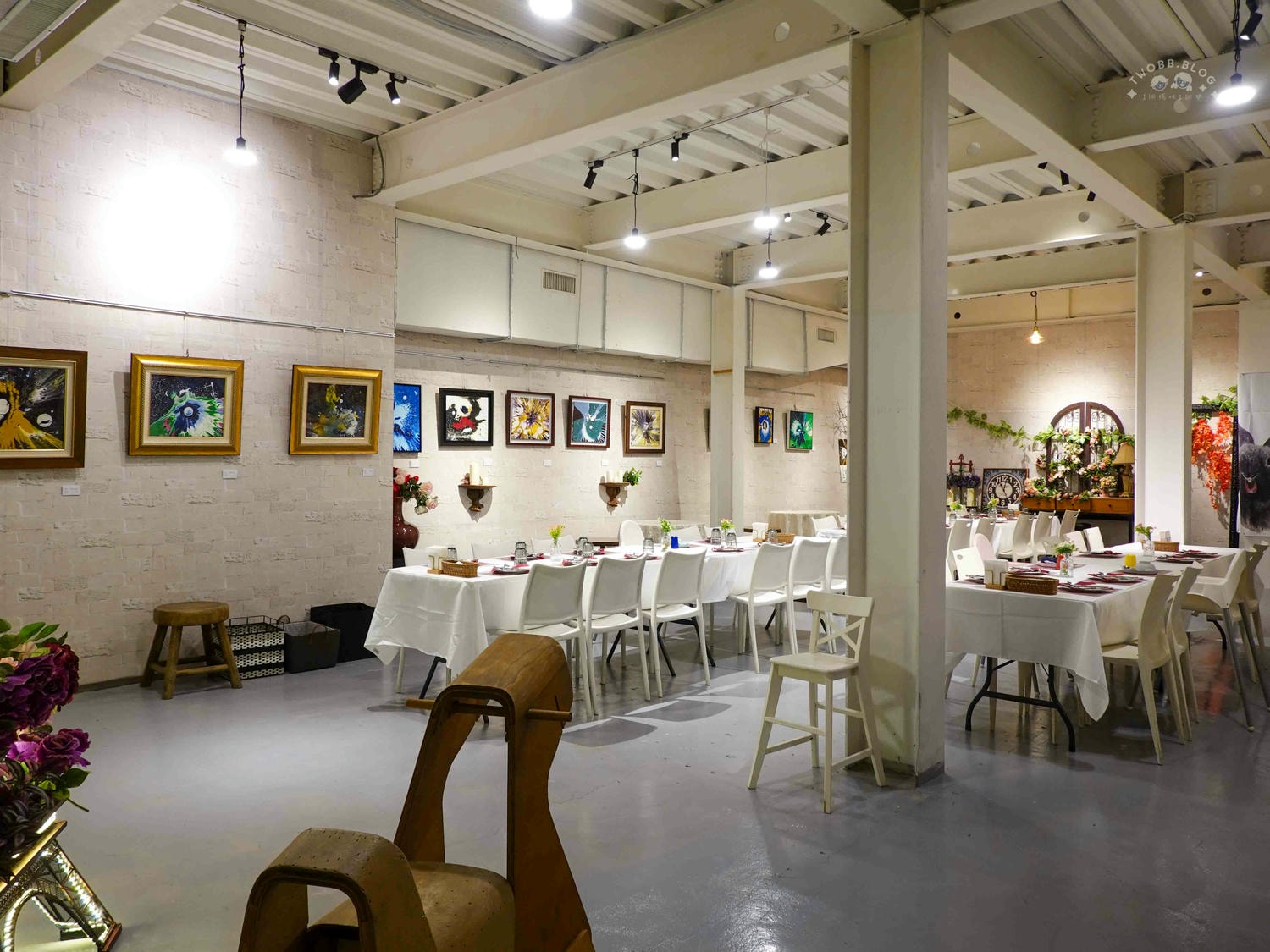 台中|綠萼159 地中海南法料理》台中北屯美食推薦,可包場!寵物友善、親子友善餐廳,絕美歐式餐廳,還有超萌兔兔駐店。 - 第28張圖