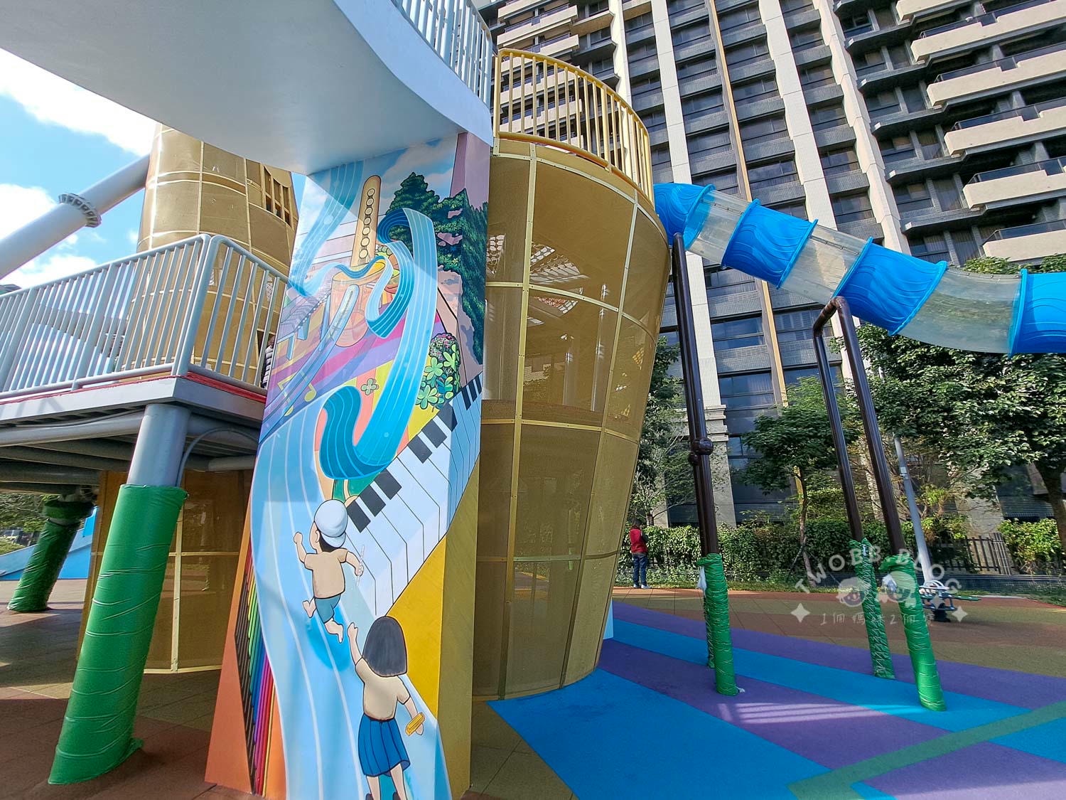 苗栗|頭份音樂公園》特色公園!音樂主題公園,7米薩克斯風旋轉溜滑梯、滑索游具。 - 第13張圖 頭份音樂公園 (10)