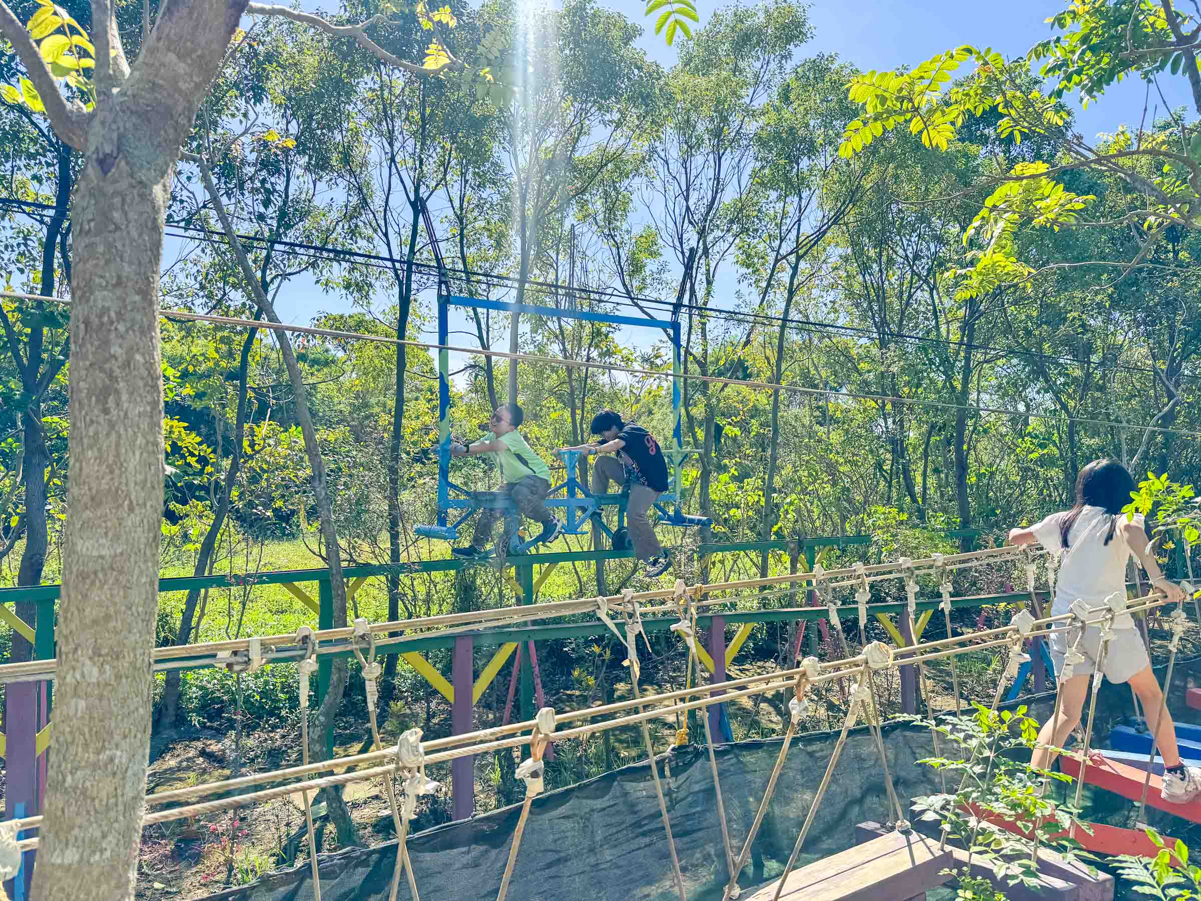 桃園|野趣森林》2025桃園親子景點!不插電迪士尼遊樂園,水陸空400項遊具一路暢玩,HIGH玩一整天。 - 第32張圖