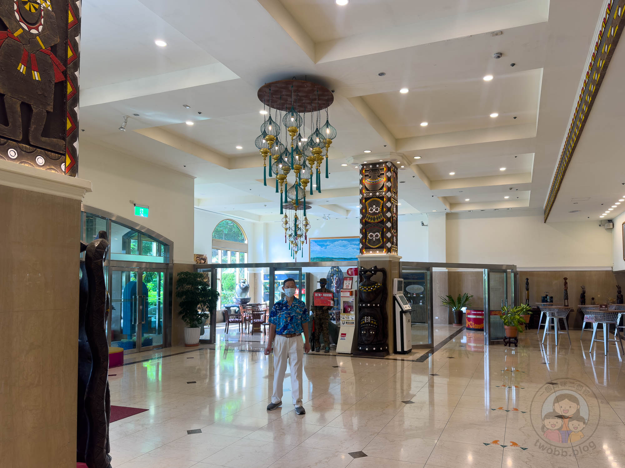 屏東｜墾丁福華渡假飯店》墾丁泳池飯店，直通小灣沙灘，梅花鹿親密互動。