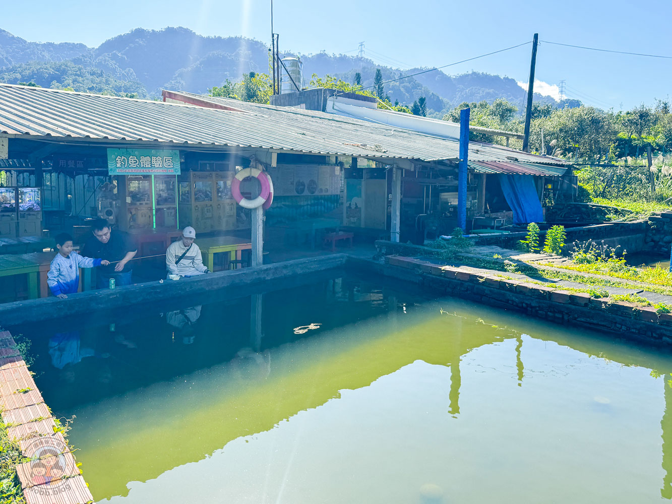 桃園｜花鹿秘境》桃園大溪農場，近距離水豚互動，體驗釣蝦釣魚，還有摸蜆活動。